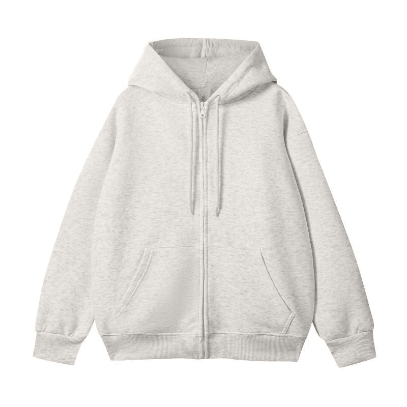 Unisex Oversize-Kapuzenjacke mit durchgehendem Reißverschluss und Kängurutasche Shop Nory
