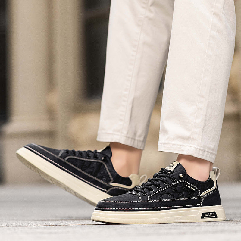 Herren Sneakers im urbanen Design mit auffälligen Akzenten von Shopnory