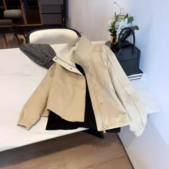 Damen Modische Übergangsjacke mit praktischen Taschen Shop Nory