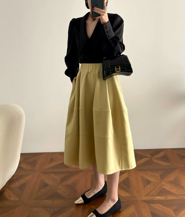 Damen Stylische, luftige 3/4-Arm Strickjacke und Midikleid Kombination Shop Nory