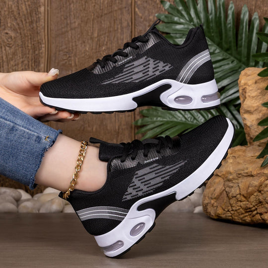 Damen Ultraleichte und atmungsaktive Laufsneaker mit stoßdämpfender Sohle
