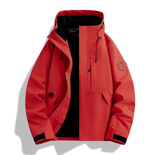 Herren Wetterfeste technische Softshell‑Trekkingjacke mit Kapuze und isolierendem Inneneinsatz Shop Nory