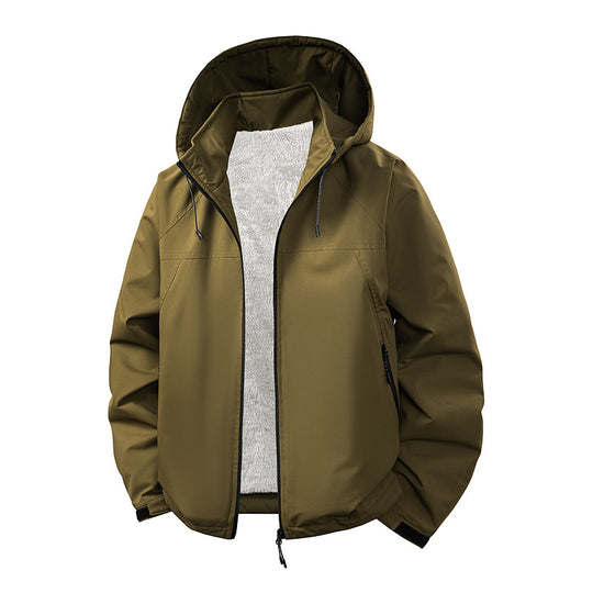 HerrenKapuzenjacke mit innerem Teddy-Futter Shop Nory