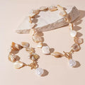 Damen Schmuckset aus einzigartigen Muschelhelen und edlem Goldverschluss Shop Nory