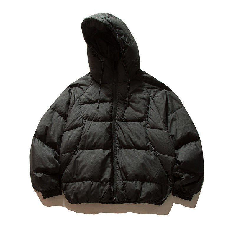 Unisex Oversize-Steppjacke im Boxy-Cut mit Kapuze und verstellbarem Saum Shop Nory