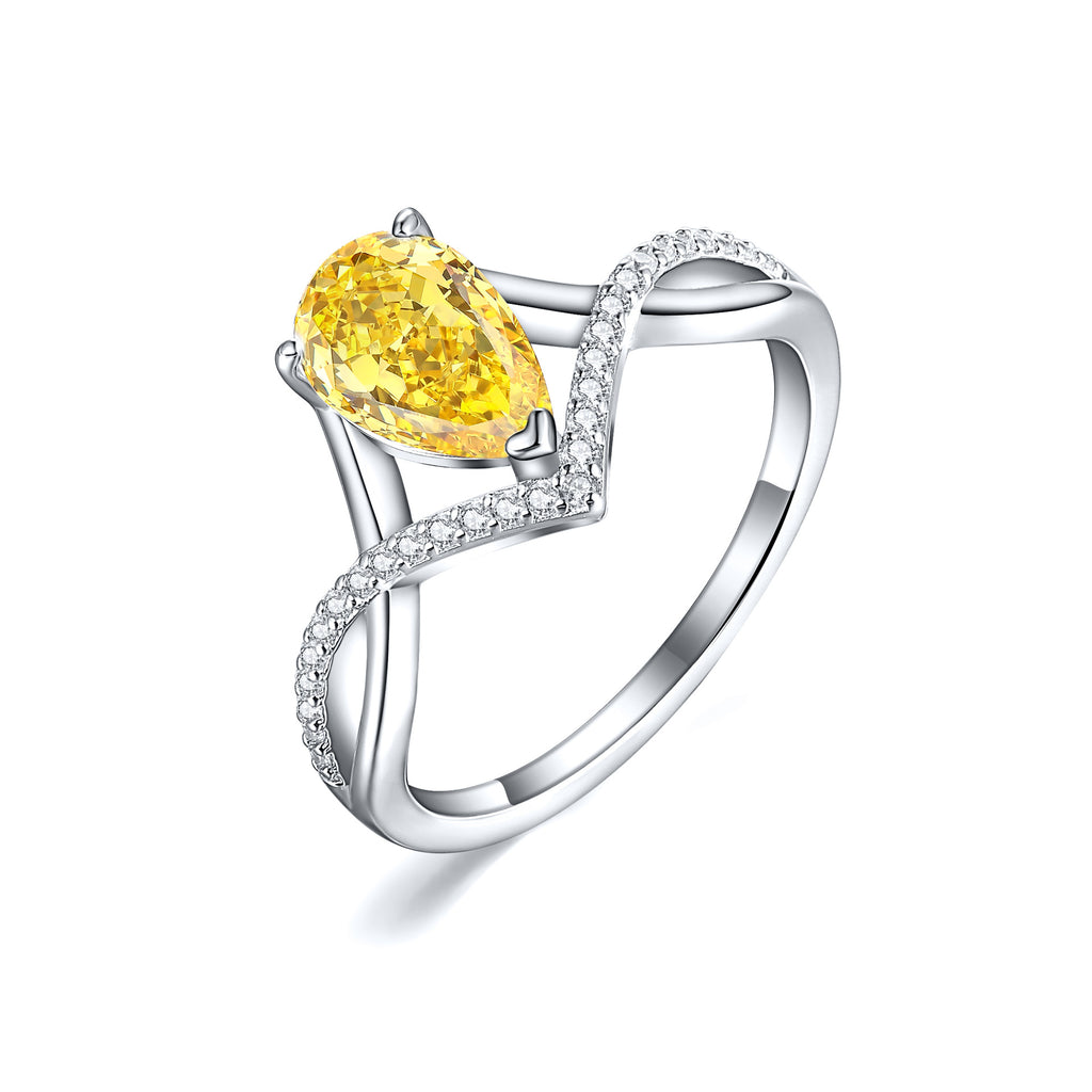 Damen Verlobungsring mit luxuriösem Zirkonia-Besatz Shop Nory