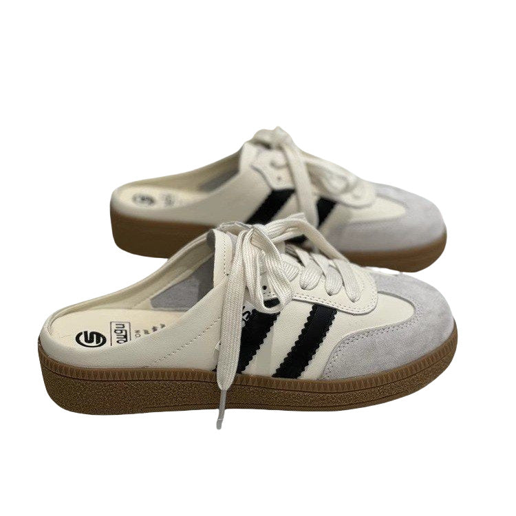 Damen Komfortable Slip-On Sneaker mit modischen Akzenten