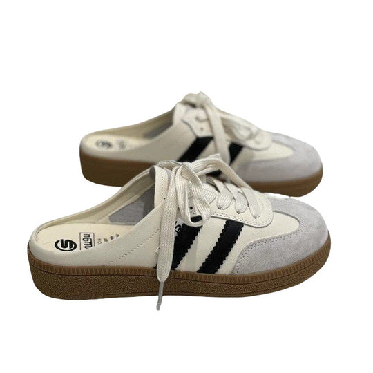 Damen Komfortable Slip-On Sneaker mit modischen Akzenten
