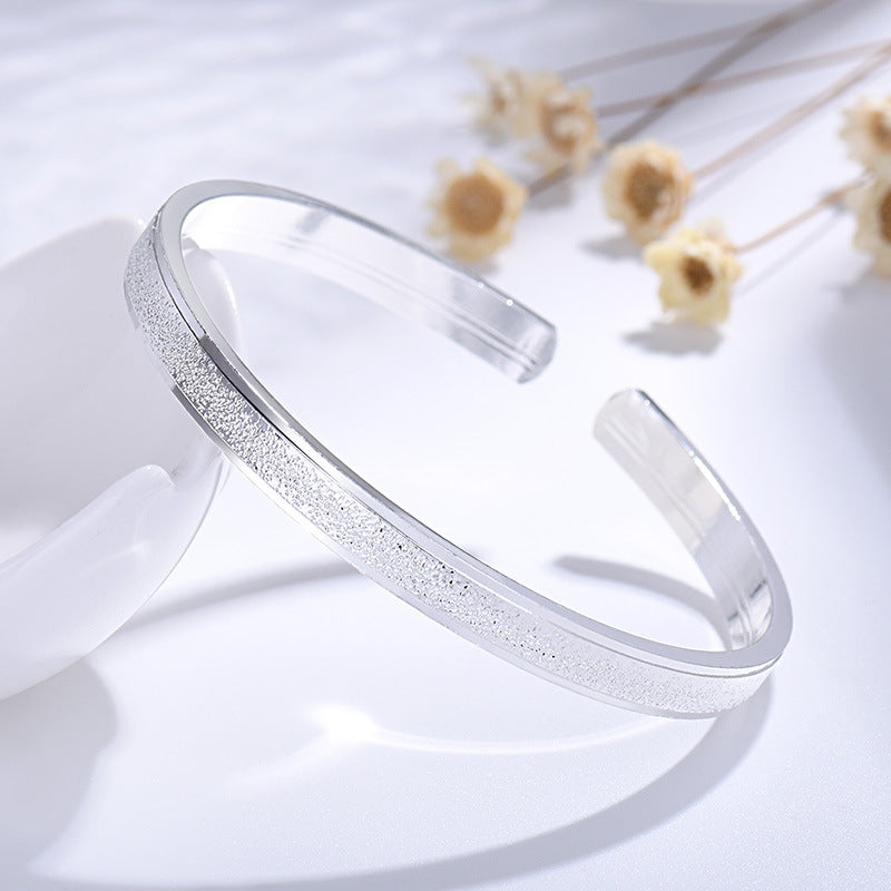 Damen Offenes Armband mit strukturiertem Design Shop Nory