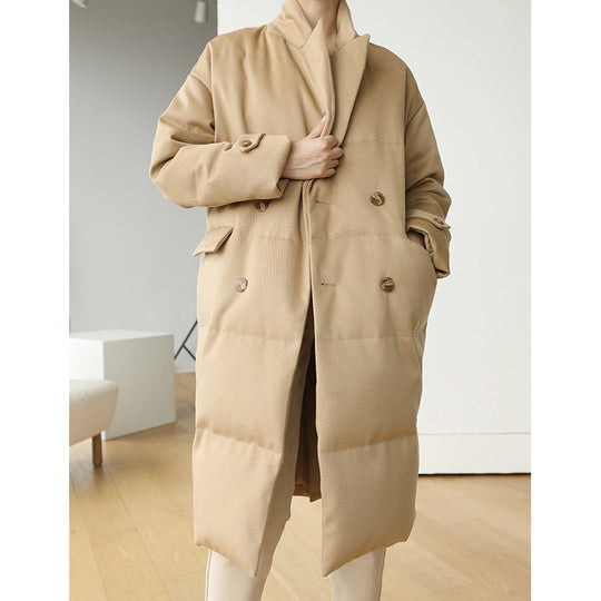 Damen Eleganter und vielseitiger Langblazer Shop Nory