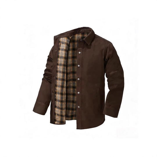 Herren Leichte Übergangsjacke mit modernem Karomuster