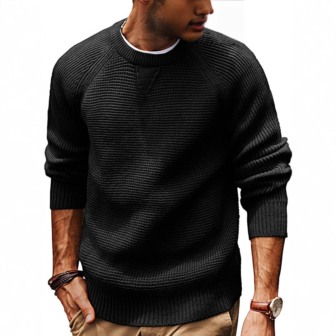 Herren strukturiertes Pullover mit lässigem Schnitt