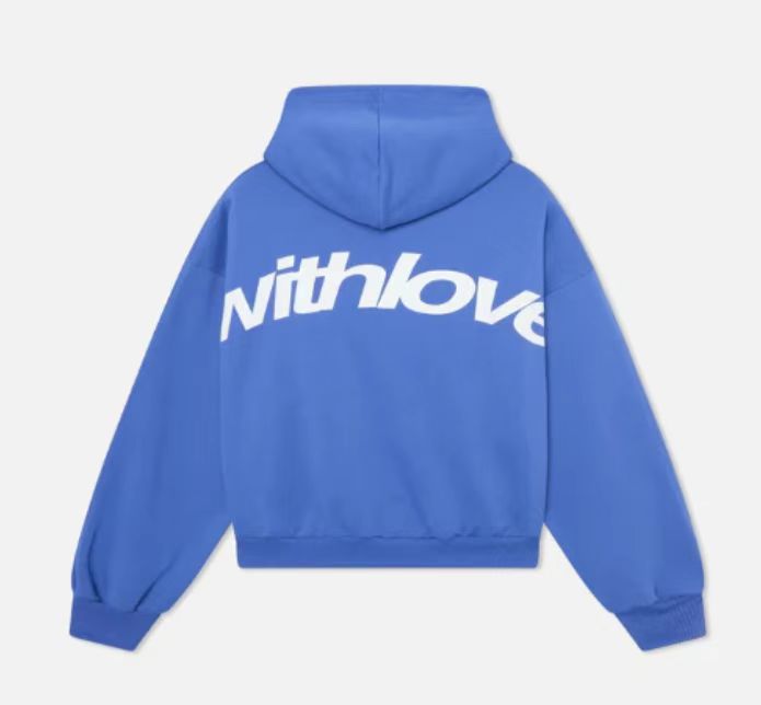 Unisex nan oversized Kapuzenpullover mit großflächigem Rückenprint, Kängurutasche und gerippten Bündchen Shop Nory