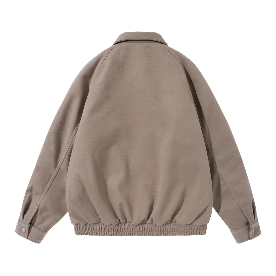 Unisex Boxy‑Blouson mit überlappender Frontpasse und elastischem Saum Shop Nory