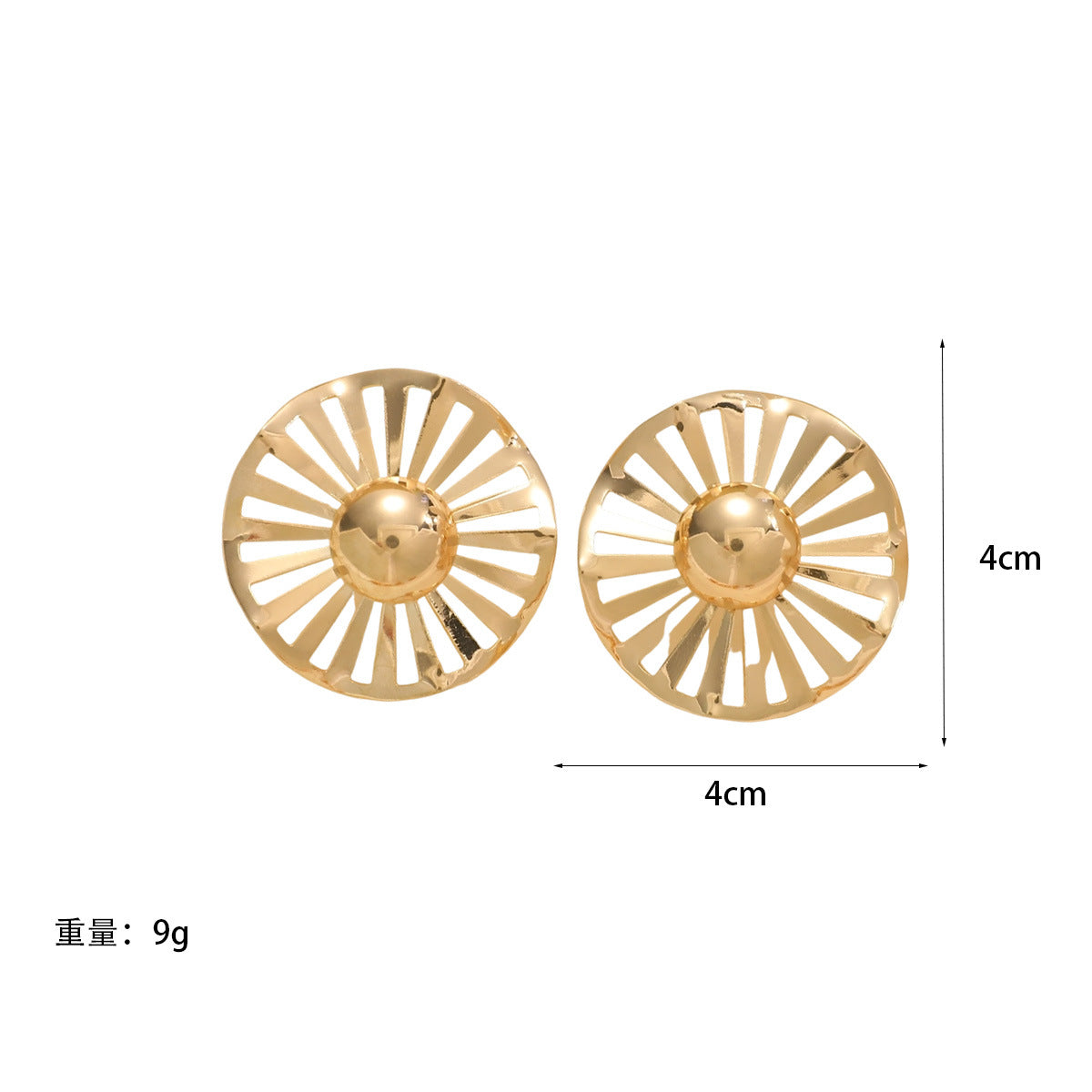 Damen modische Statement-Ohrstecker mit luxuriösem, geometrischem Design Shop Nory