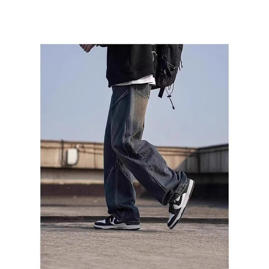 Herren Modische Weitgelegte Jeans Shop Nory