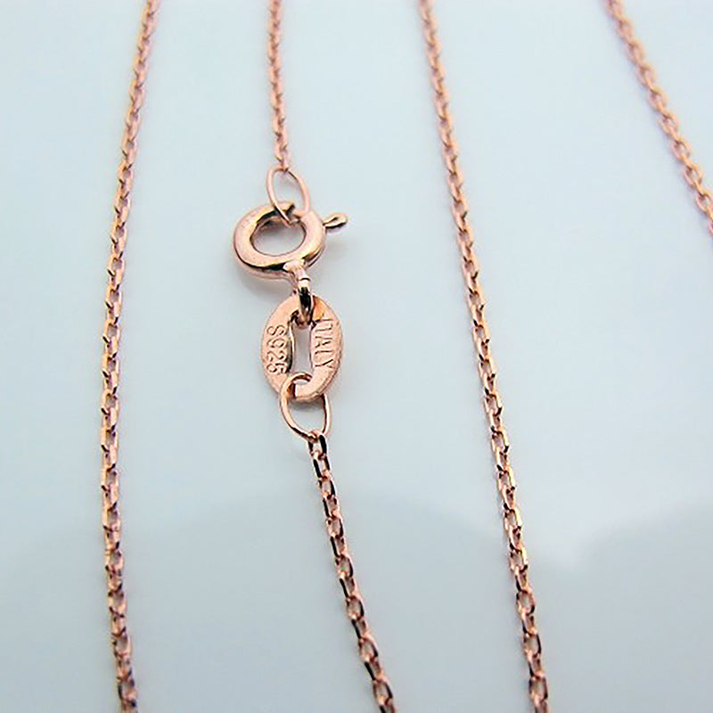 Damen Glänzende Edelstahl-Halskette mit eleganten Gliederungsdetails Shop Nory