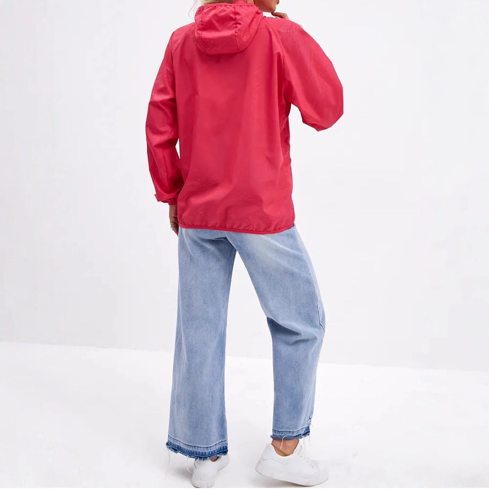 Damen Leichte Übergangsjacke mit Kapuze