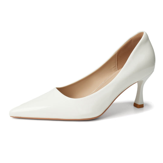 Damen Elegante Lack-Pumps mit komfortablem Blockabsatz