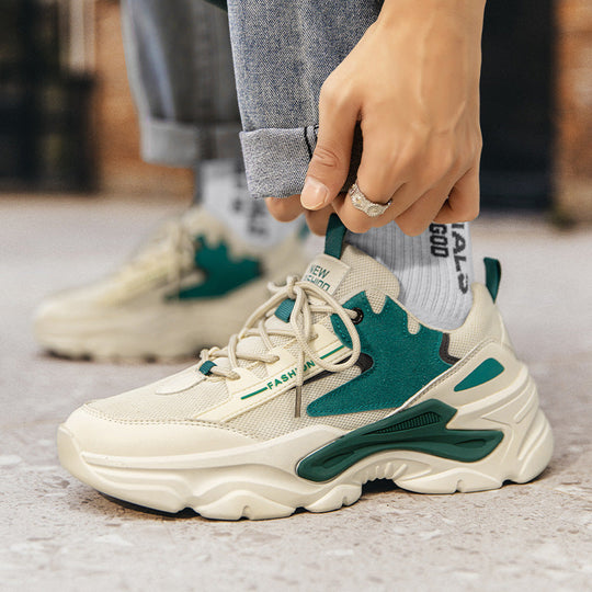 Damen Freizeit Sneakers mit atmungsaktivem Mesh-Obermaterial und stoßdämpfender Sohle