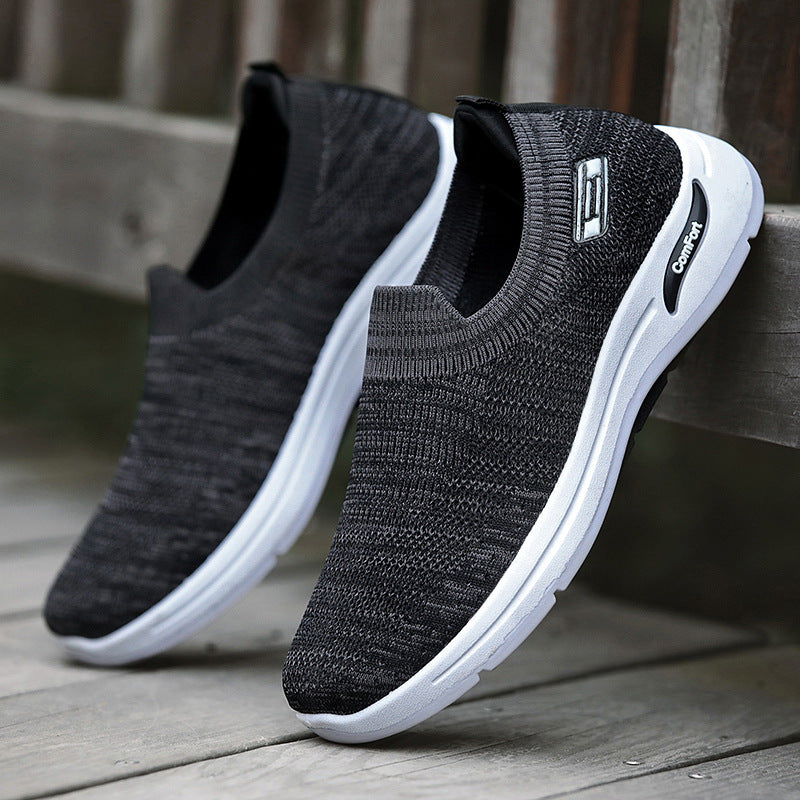 Herren nan gestrickter Slip-On-Laufschuh mit Memory-Foam-Komfortsohle Shop Nory