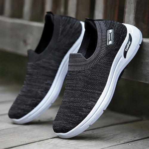 Herren nan gestrickter Slip-On-Laufschuh mit Memory-Foam-Komfortsohle Shop Nory