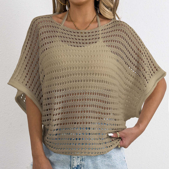Damen luftiges Netz-T-Shirt