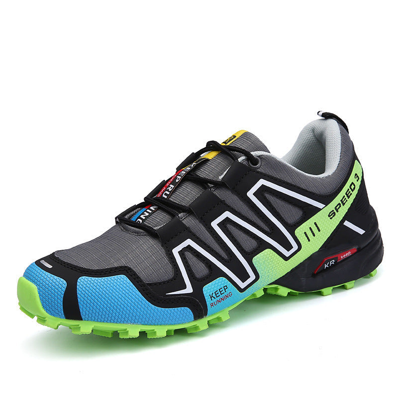 Herren Sportliche und dämpfende Trail-Laufschuhe mit griffiger Sohle Shopnory