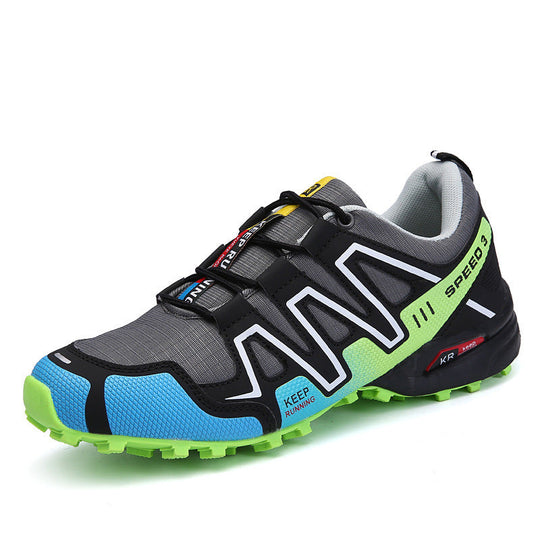 Herren Sportliche und dämpfende Trail-Laufschuhe mit griffiger Sohle Shopnory