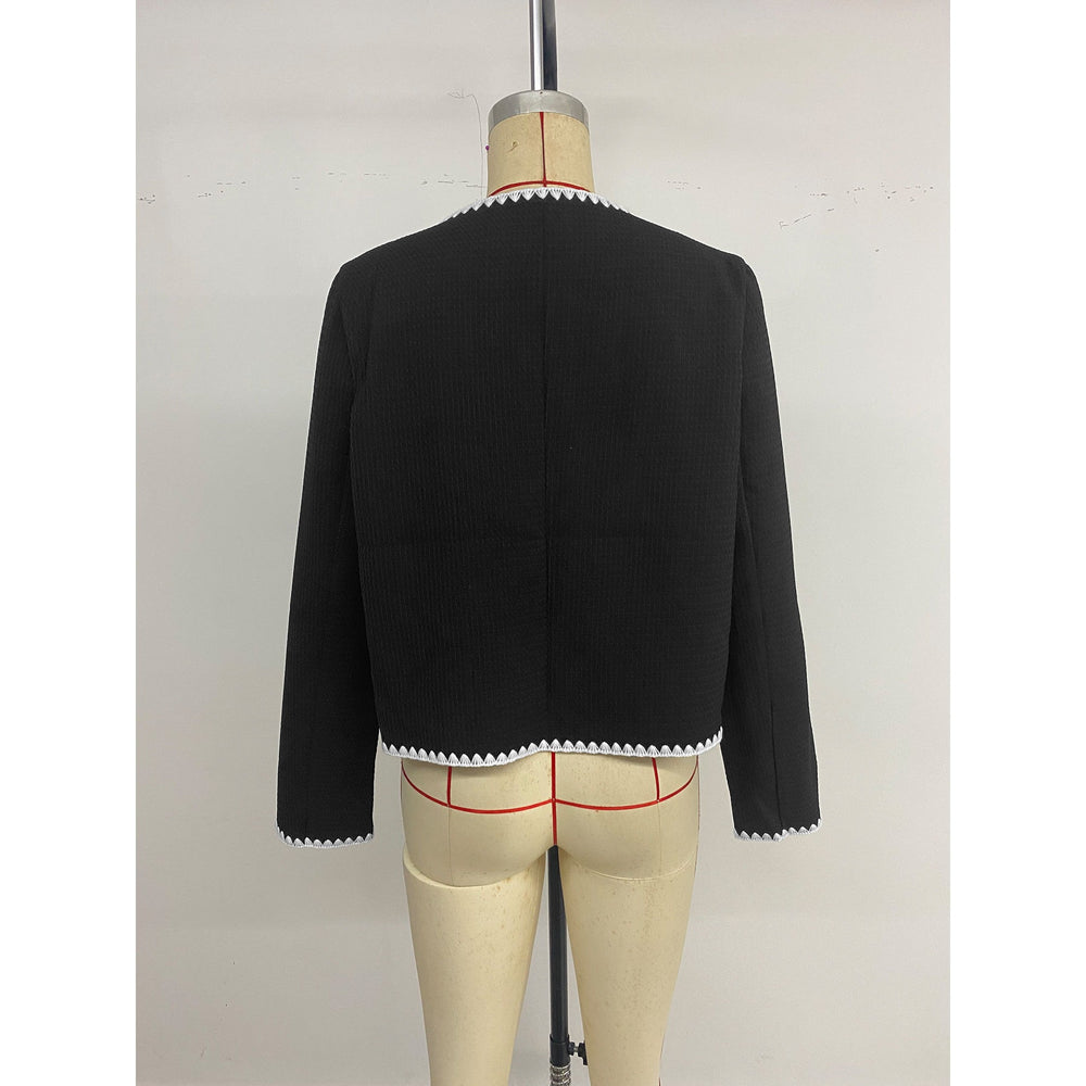 Damen Modejacke mit kontrastierenden Taschen Shop Nory