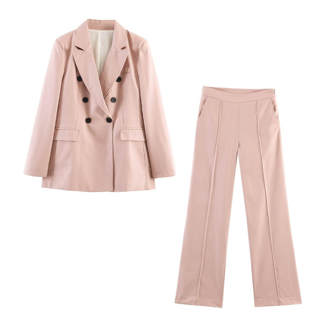 Damen Hochtaillierte Palazzo-Hose mit Bügelfalte und Eingrifftaschen Shop Nory