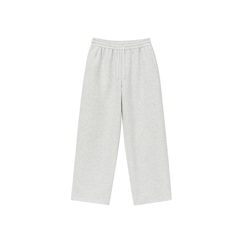 Unisex Relaxed-Fit Loungehose mit hohem Elastikbund, Kordelzug und geradem Bein Shop Nory