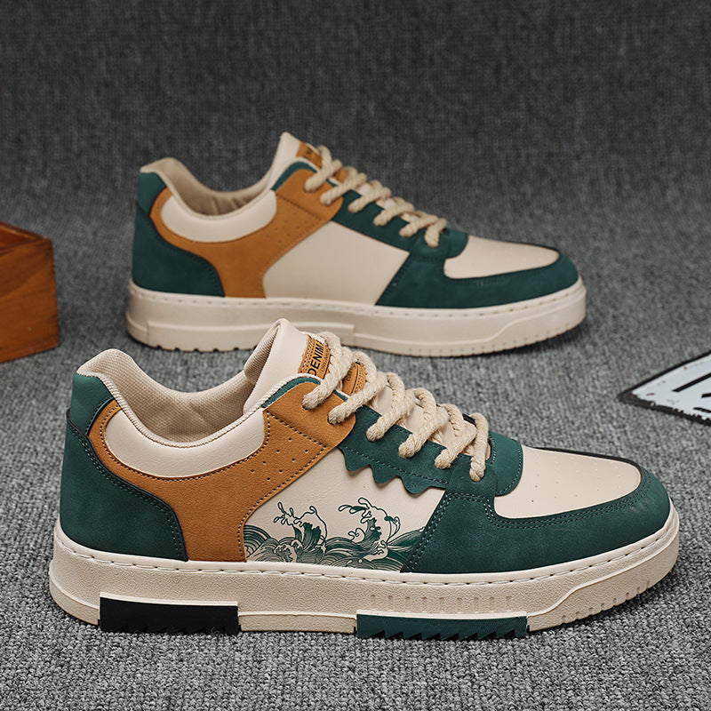 Herren modische Sneaker mit einzigartigem Design und rutschfester Sohle