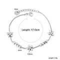 Damen zartes Armband mit floralen Elementen und funkelnden Akzenten Shop Nory