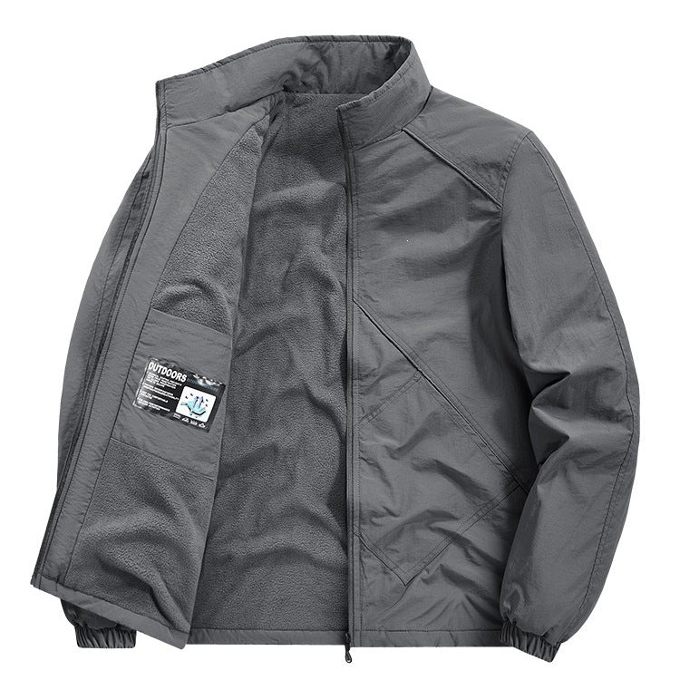 Herren Leichte Übergangsjacke mit Fleece-Futter Shop Nory