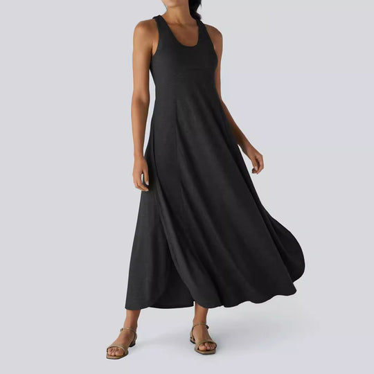 Damen Maxi-Kleid mit fließendem Schnitt und komfortablem Tragegefühl Shopnory
