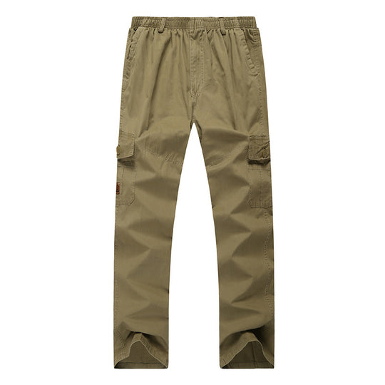 Herren Cargohose mit elastischem Bund, multifunktionalen Utility‑Taschen und geradem Schnitt Shop Nory