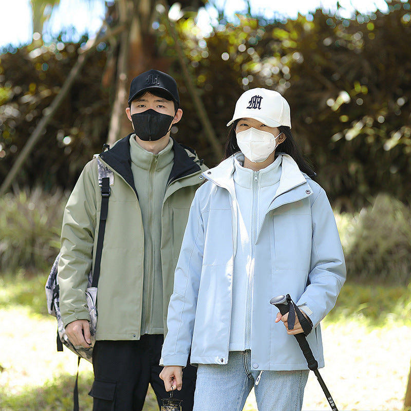 Unisex Wetterfeste Trekking-Softshelljacke mit hohem Kragen und leichter Thermofütterung Shop Nory