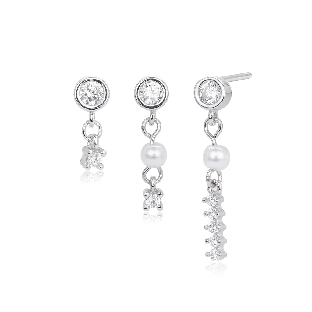 Damen Ohrhänger mit bezauberndem Bären-Anhänger und hochwertigem Zirkonbesatz Shop Nory