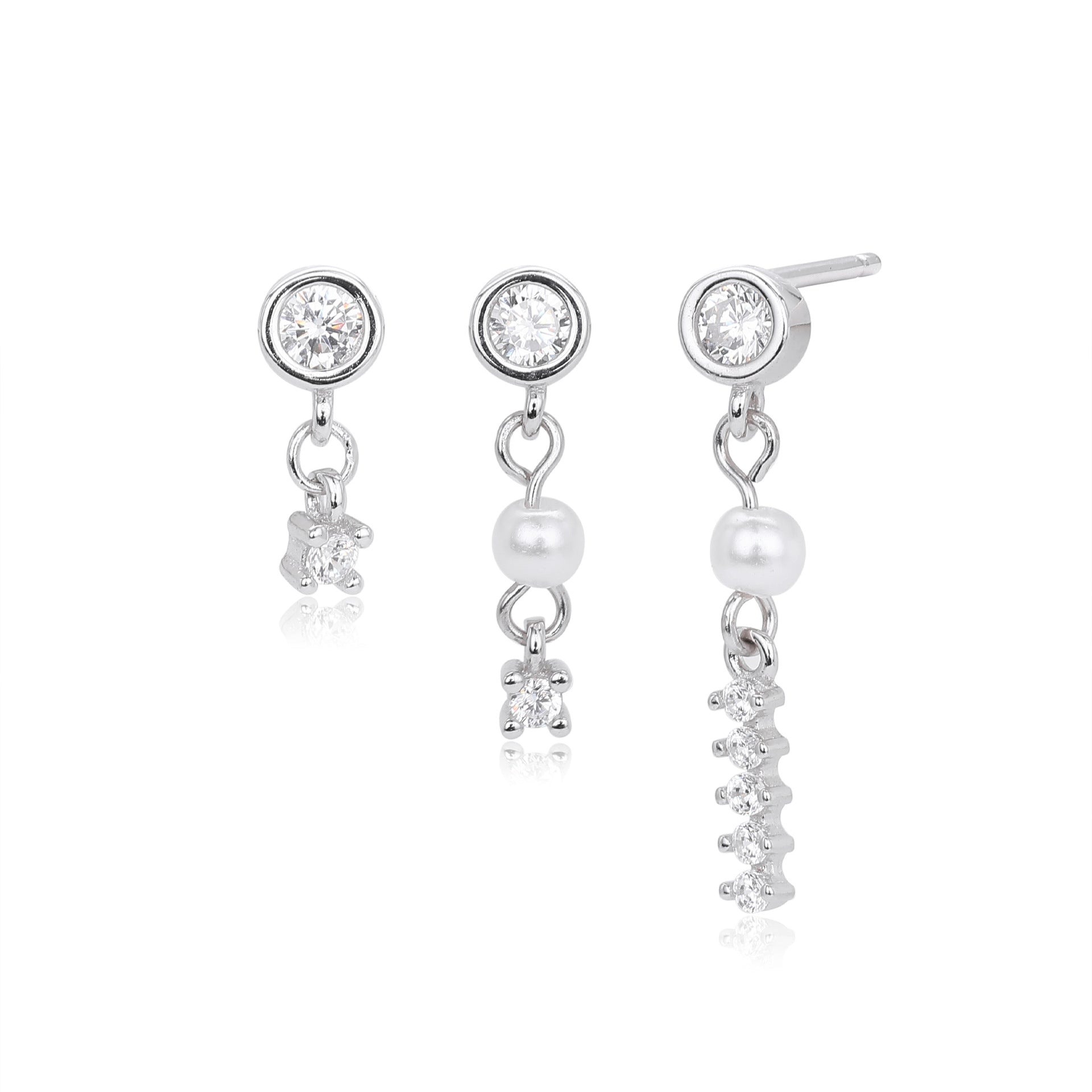Damen Ohrhänger mit bezauberndem Bären-Anhänger und hochwertigem Zirkonbesatz Shop Nory