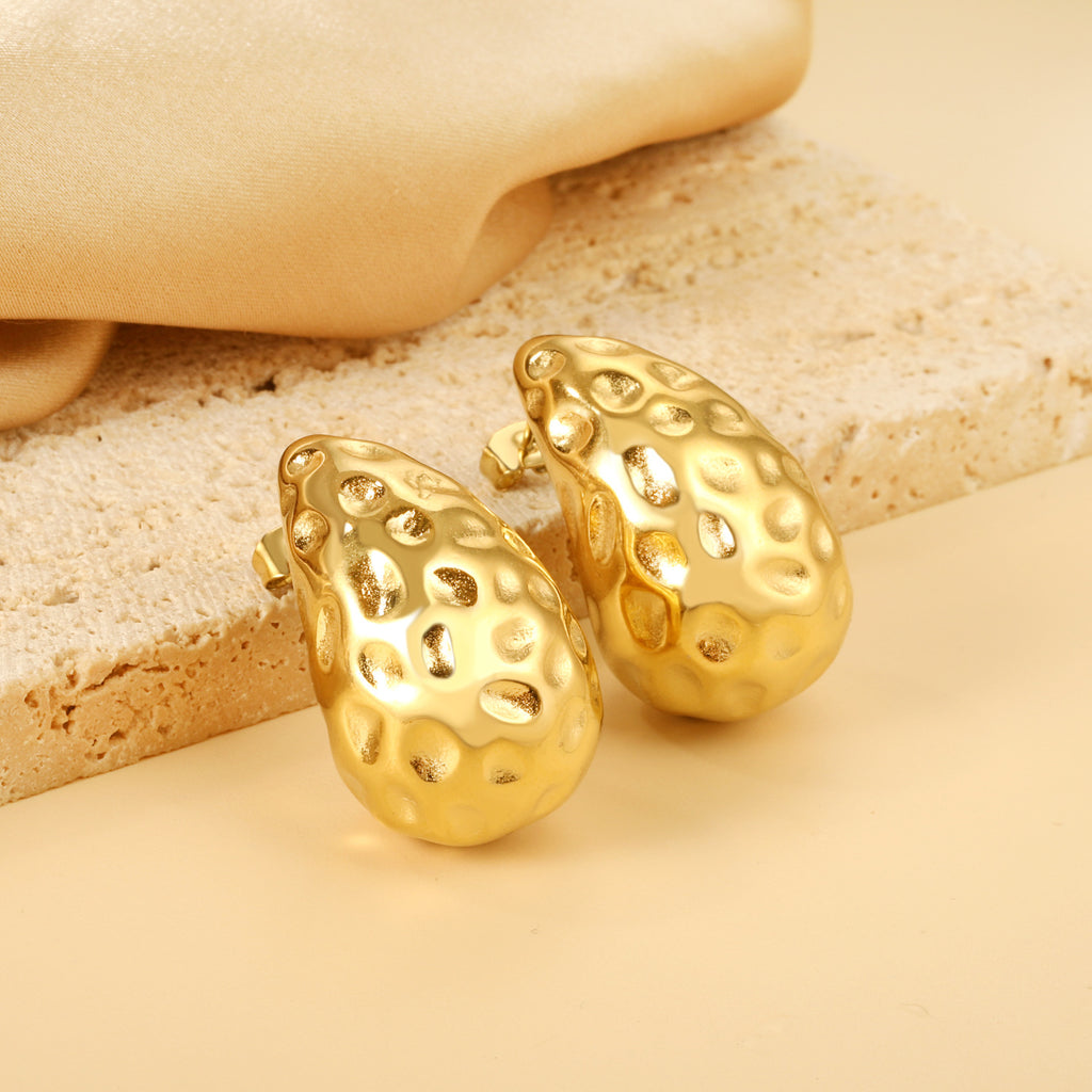Damen stylische Ohrstecker aus antiallergischem Edelstahl mit modernem Design Shop Nory