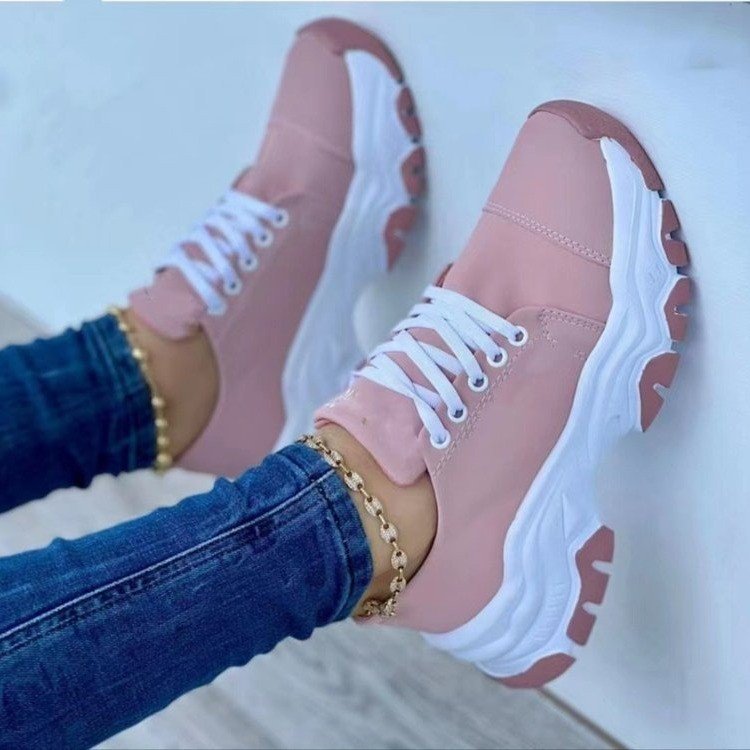 Damen Sneakers mit dämpfender Sohle und sportlichem Design Shopnory