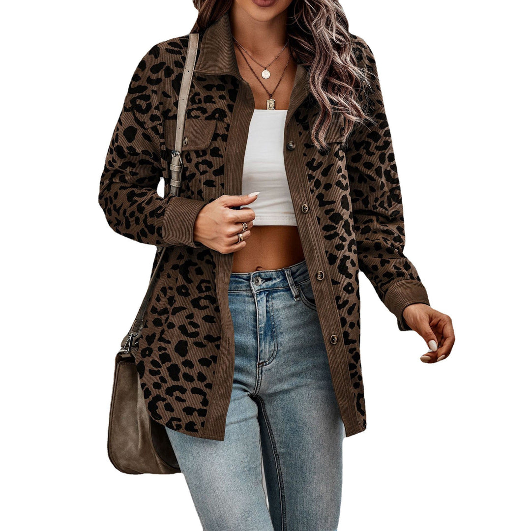 Damen lässige und modische Karo-Jacke