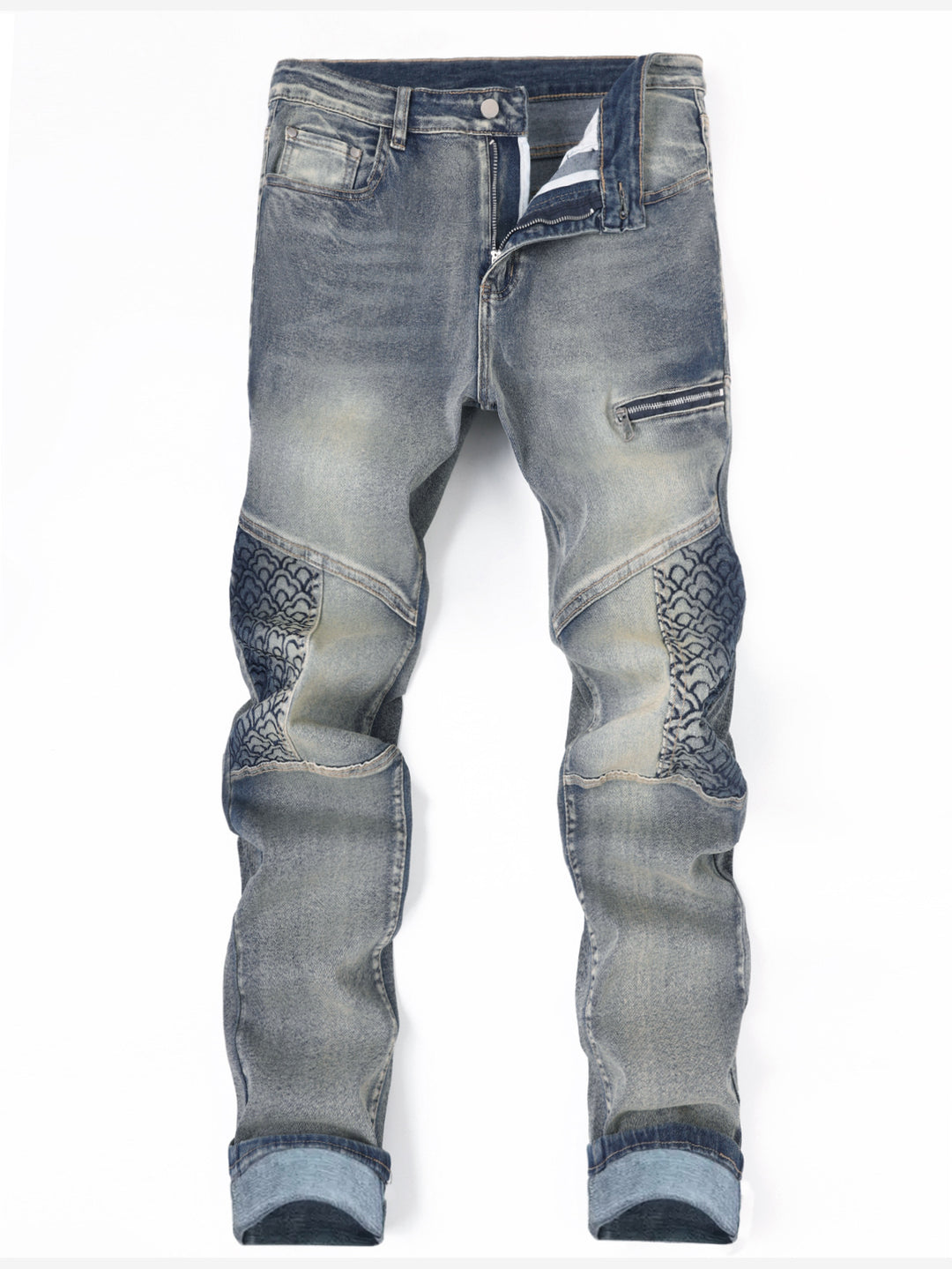 Herren Modische Jeans mit besonderen Nähten Shop Nory