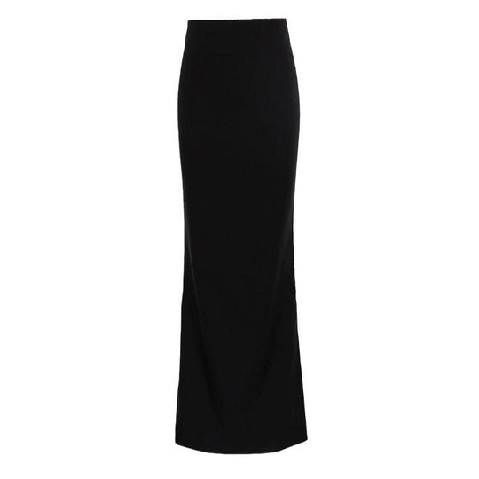 Damen Elegantes Maxirock mit hohem Bund und figurbetonter Silhouette