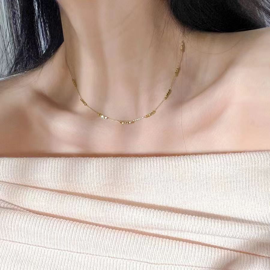Damen Zarte Gliederkette Halskette Shop Nory