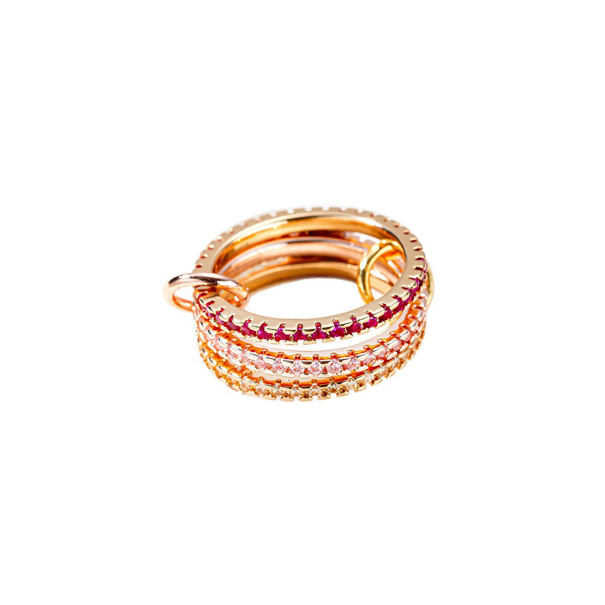 Damen Schmuckset aus funkelnden Ringbanden Shop Nory