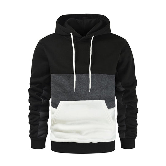 Unisex nan Kapuzenpullover mit Kordelzug, Kängurutasche und Farbblockdesign aus weichem Fleece Shop Nory