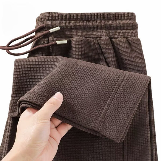 Herren Bequeme Waffelstruktur Jogginghose Shop Nory