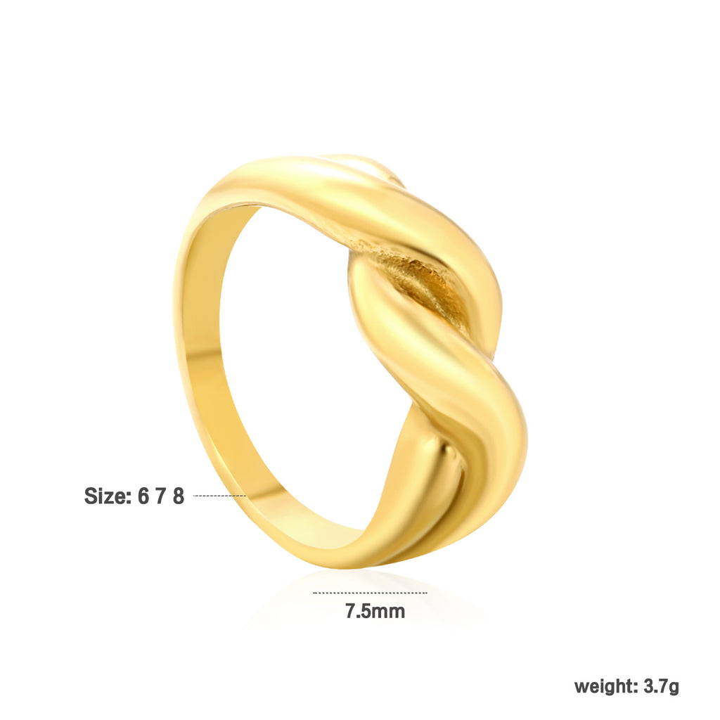 Damen Kunstvoll gestalteter Ring mit modernem Design Shop Nory